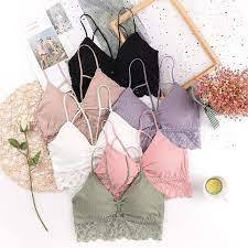 Bh Tanpa Kawat Busa Tipis All Size | Bra Women Bh Renda Wanita Push Up Nyaman Bra Cewek | Fashion BH
