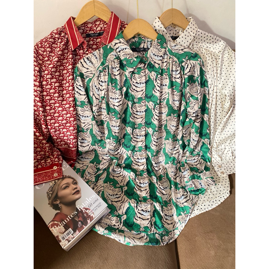 Kemeja wanita Karl Lagerfeld Sultan kekinian