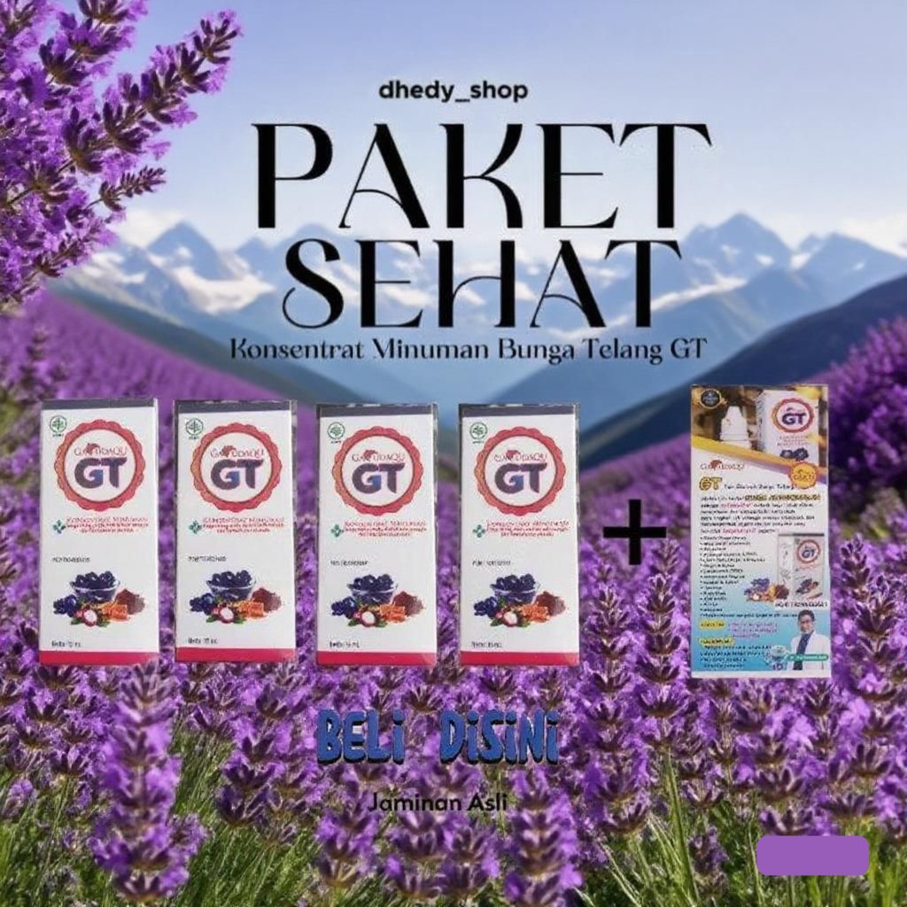 4 Kotak Konsentrat Bunga Telang Garudaqu GT
