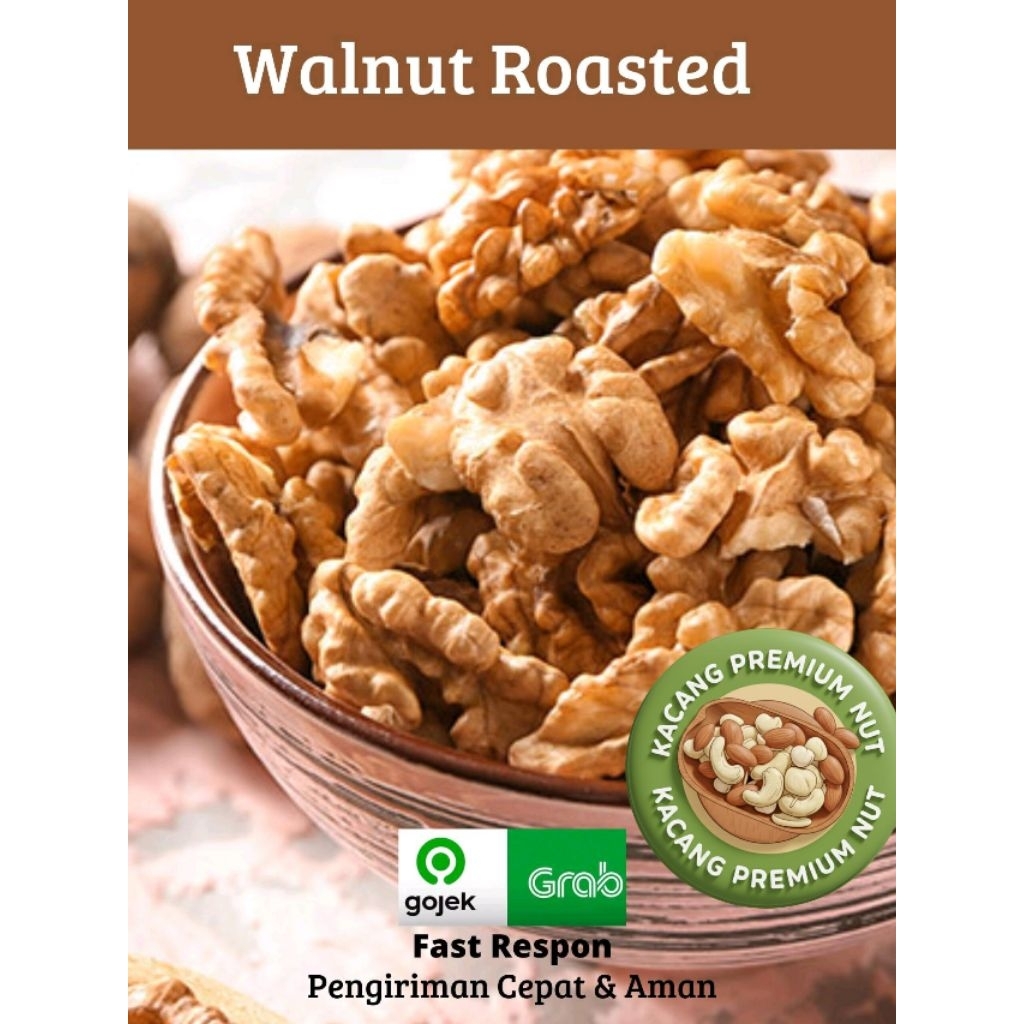 Kacang walnut panggang / roasted walnut  walnut panggang / kacang otak