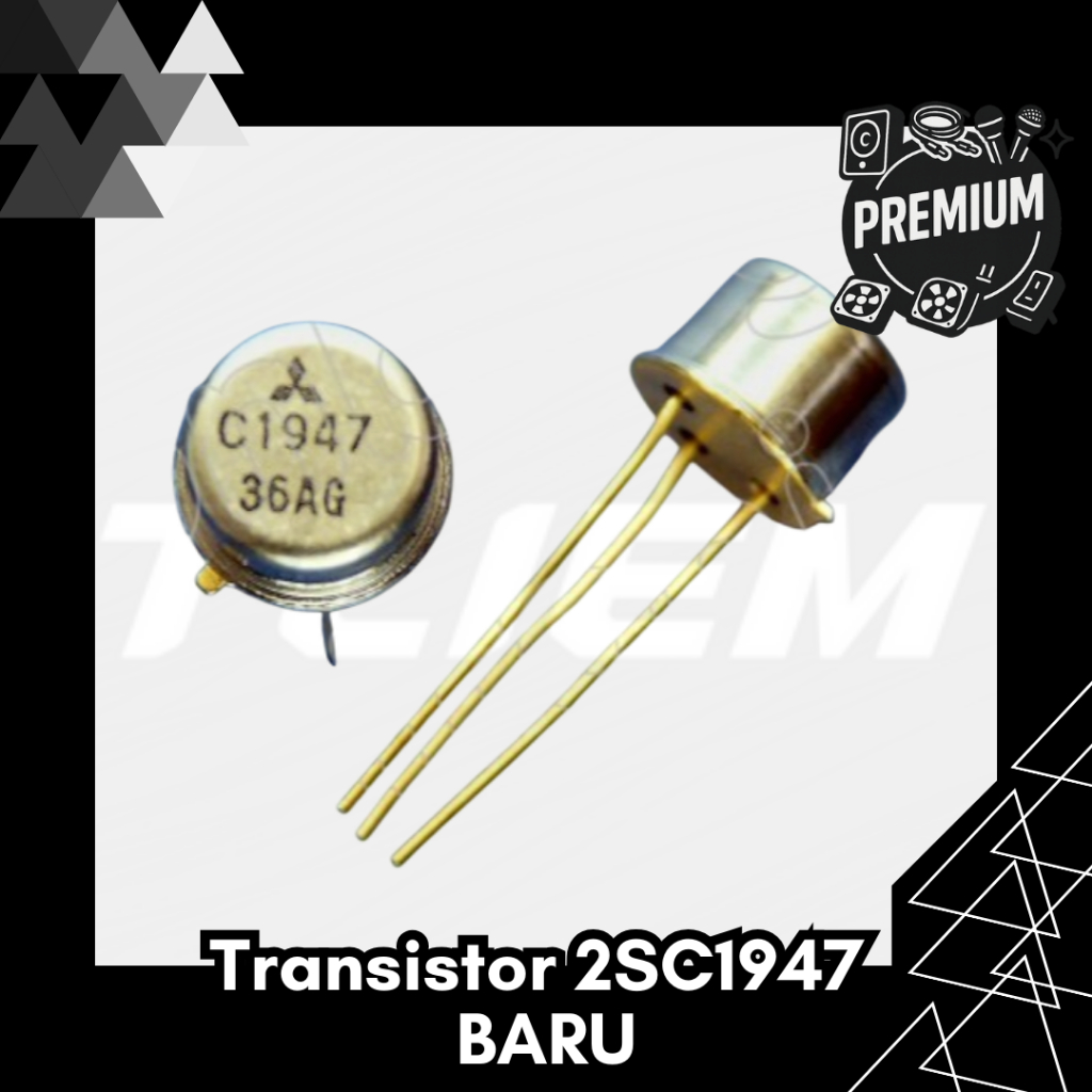 Transistor 2SC1947 ORI Mitsubishi – RF Power Amplifier Transistor Baru Original Japan