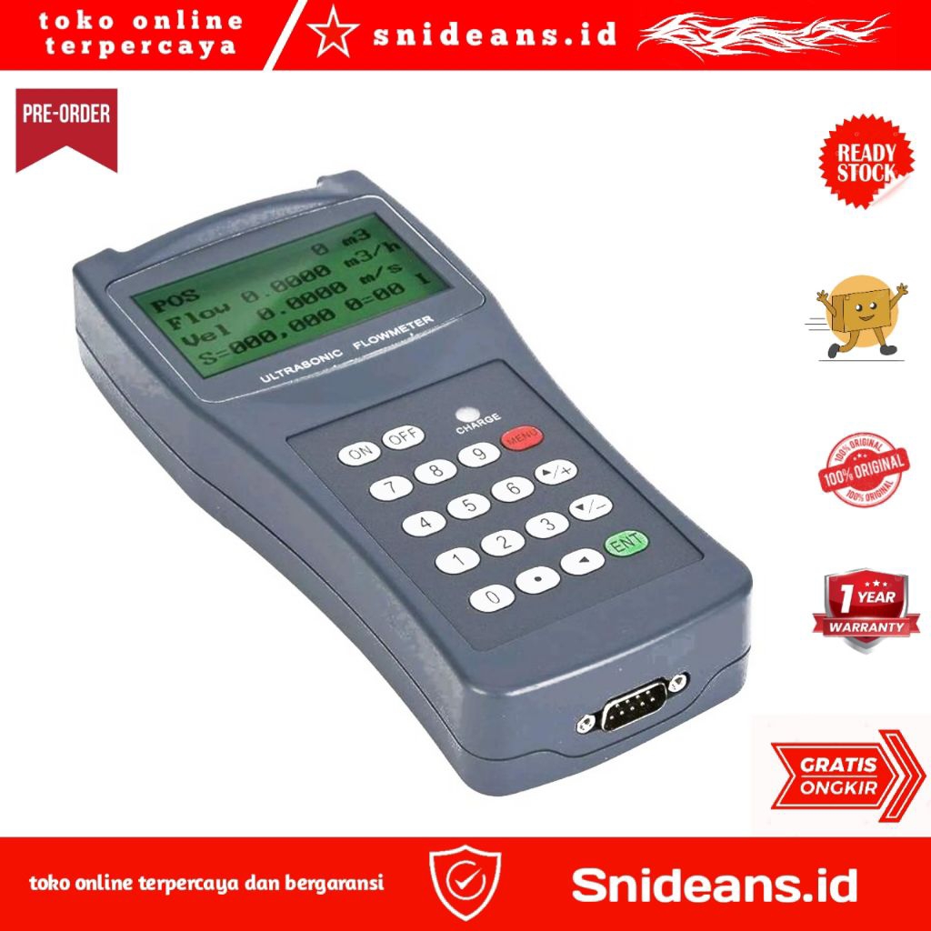 Ultrasonic Flow Meter 50-700mm TDS100H M2 Portable TDS-100H Water