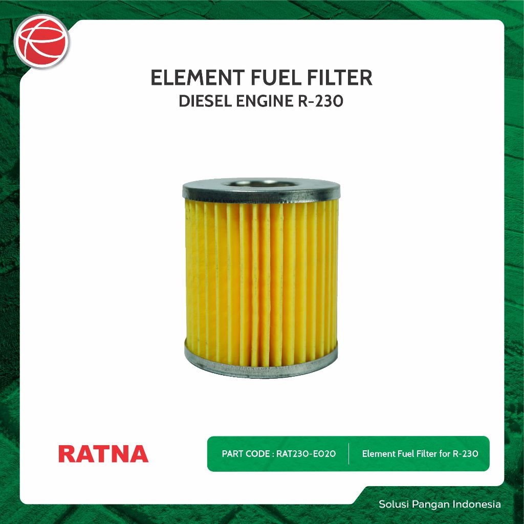 ELEMENT FUEL FILTER / SPAREPART FOR RATNA R230 / MESIN DIESEL RATNA / DIESEL ENGINE / MESIN SOLAR
