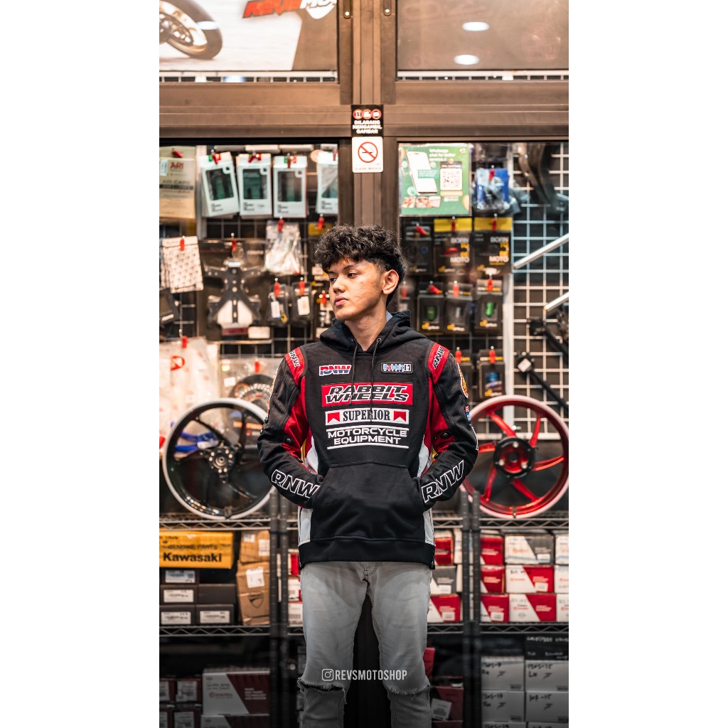 JAKET MOTOR RABBIT AND WHEELS HOODIE JARVIS 2.0