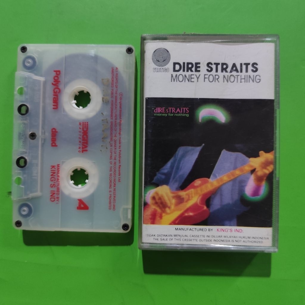 Kaset DIRE STRAITS Money For Nothing