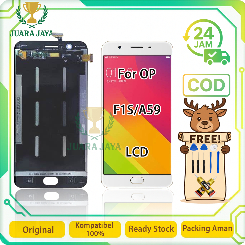 LCD FOR OPPO F1S / A59  UNIVERSAL FULLSET Touchscreen LCD HP OG TOUCHSCREEN