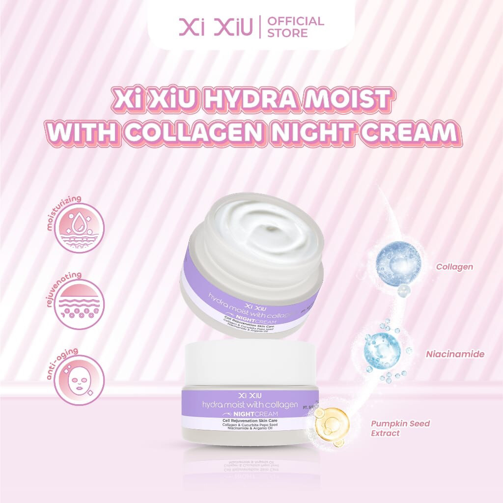 DC XI XIU Hydra Moist With Collagen Night Cream 15gr
