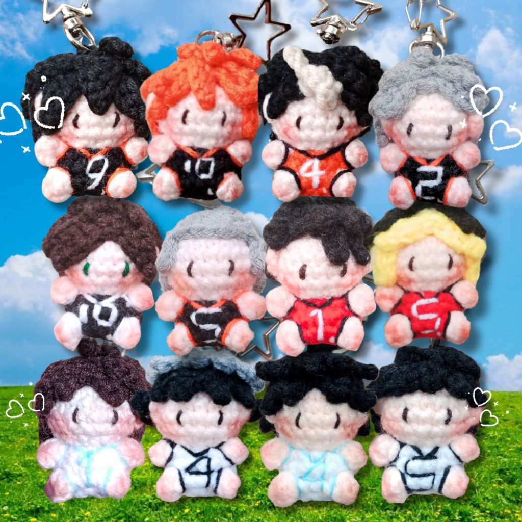 Haikyuu Crochet Doll Amigurumi Handmade Anime