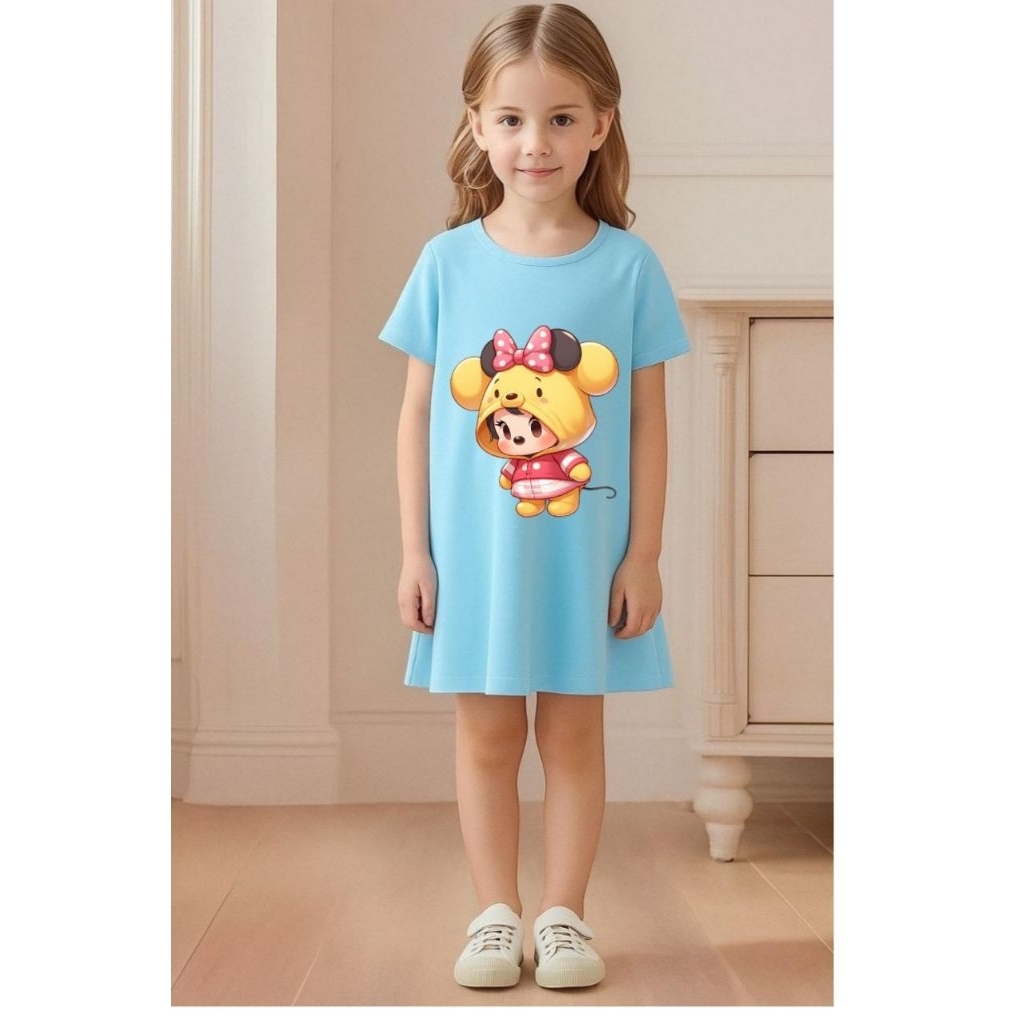 dress anak perempuan lucu dan imut /kekinian 6bulan -12 tahun