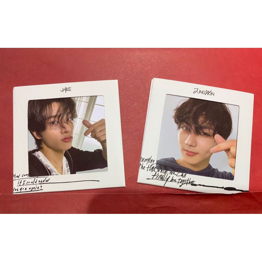 Ready Sharing Instant Foto Set Enhypen Jake + Jay Original Official