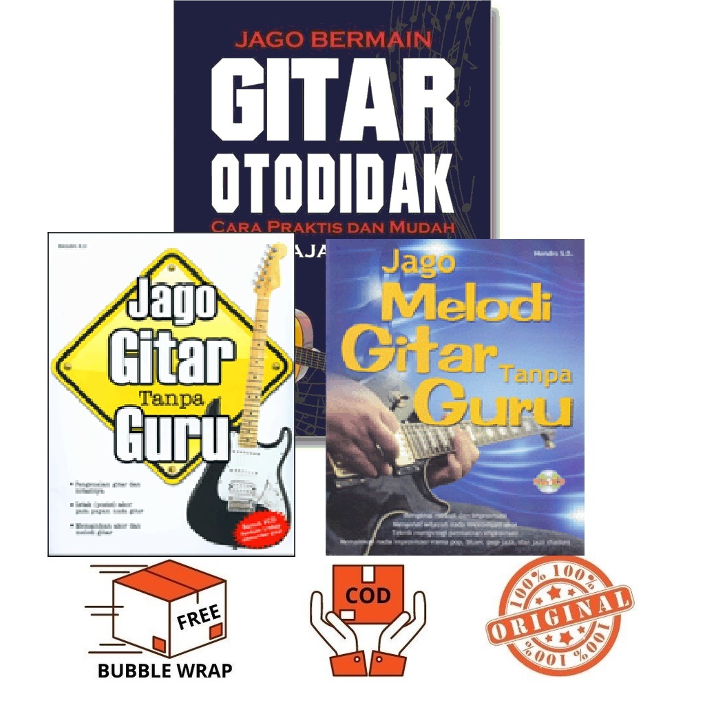 Kamus Akor & Melodi-Improvisasi Gitar - Jago Gitar Tanpa Guru -Jago Melodi Gitar Tanpa Guru