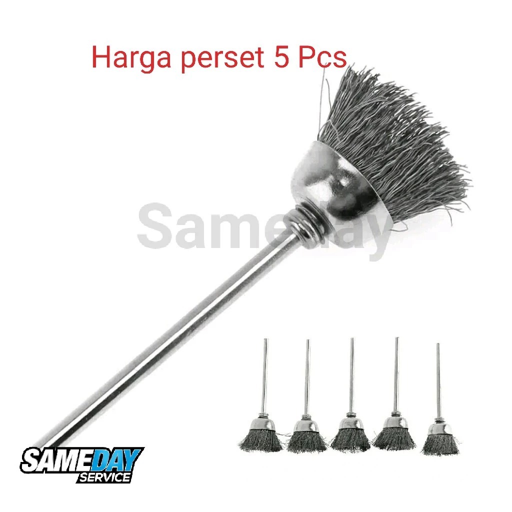 Sikat Kawat Stainless Steel Mini Grinder Dremel Aksesoris