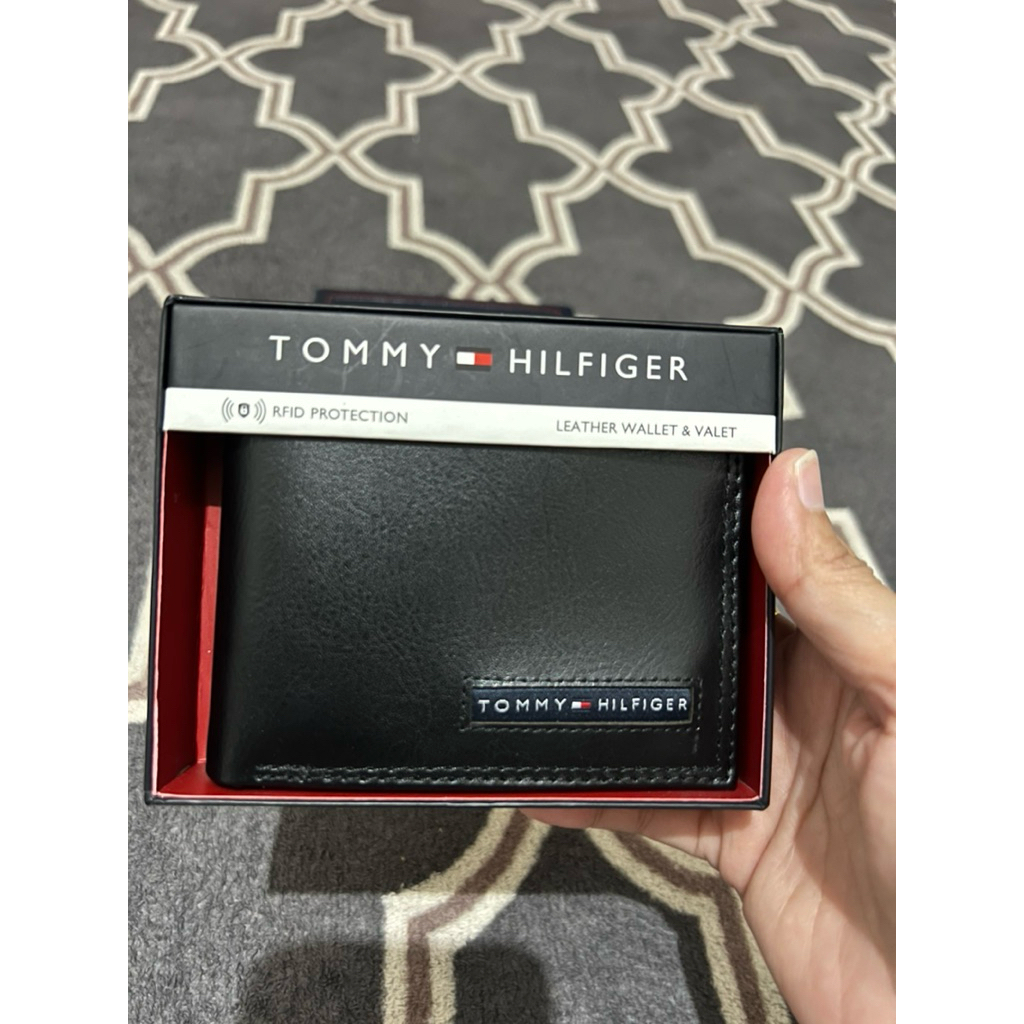 dompet kulit anti copet Tommy Hilfiger Original