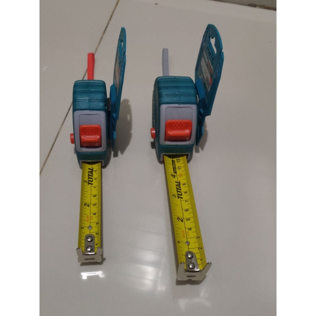 Meteran 5m Total / steel measuring tape 5M / alat ukur / pita pengukur