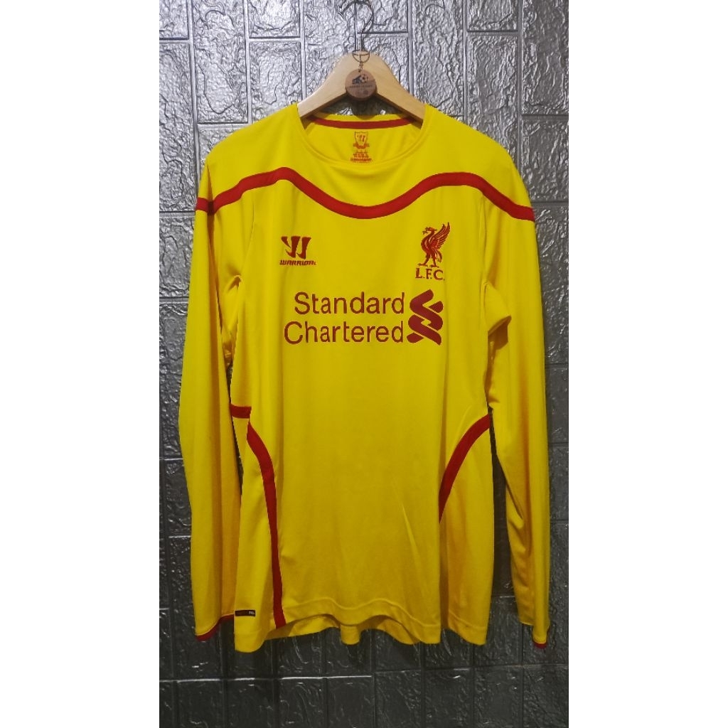 Jersey Original Liverpool 2014/15 longsleeved lengan panjang retro vintage lawas blokecore jadul mul