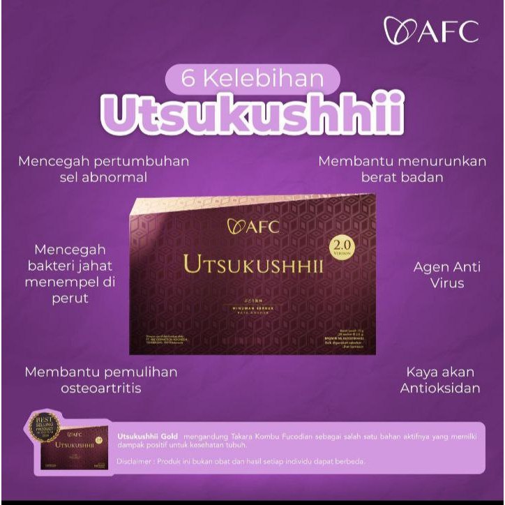 AFC Utsukushii Gold Original 28 Sachet