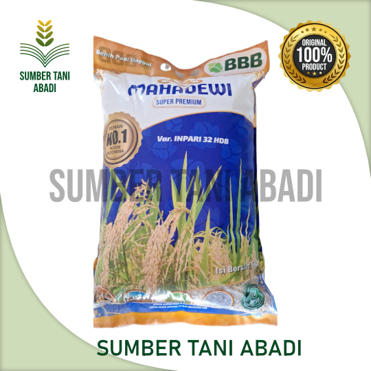BENIH PADI UNGGUL - MAHADEWI (INPARI 32 HDB) - BENIH PADI - 5KG - PT SANTOSA UTAMA LESTARI