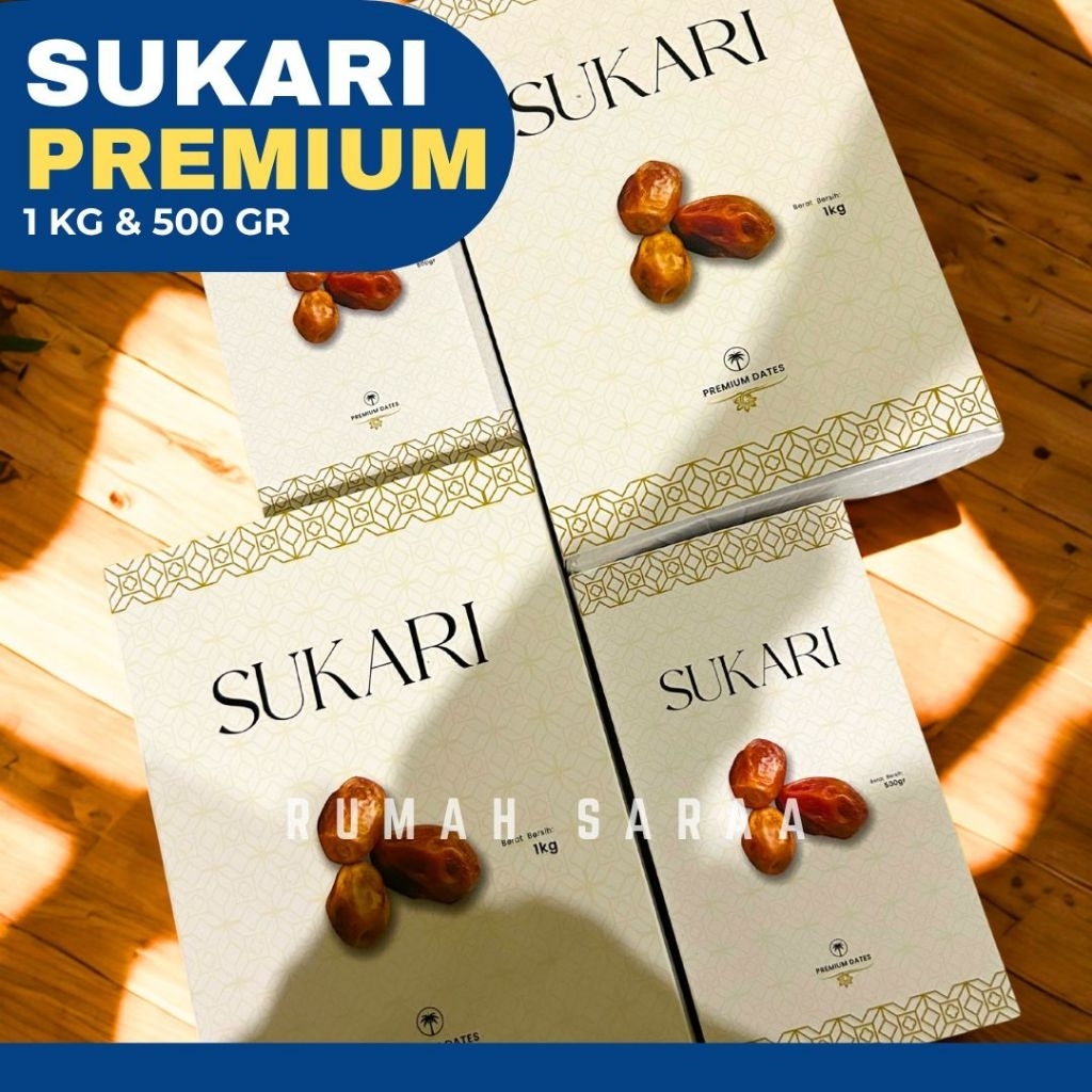 KURMA SUKARI PREMIUM 1 KG 500 GR SUKKARI ALQASSIM WRAPPING BISA COD MEDAN