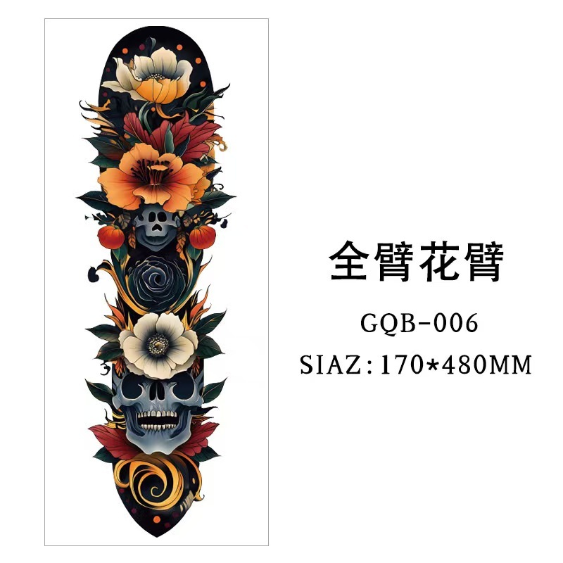 Tato Stiker Tahan Air Tato Temporary Tahan lama 15 hari tato palsu Tato Temporer Semi Permanent-GQB