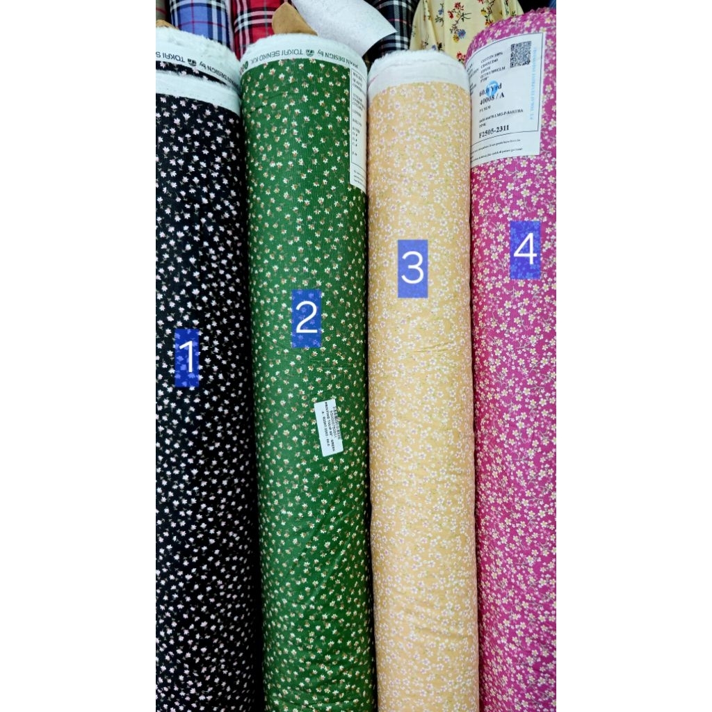 KAIN BAHAN KATUN JEPANG TOKAI SENKO ORIGINAL PREMIUM HARGA PER STENGAH MTR