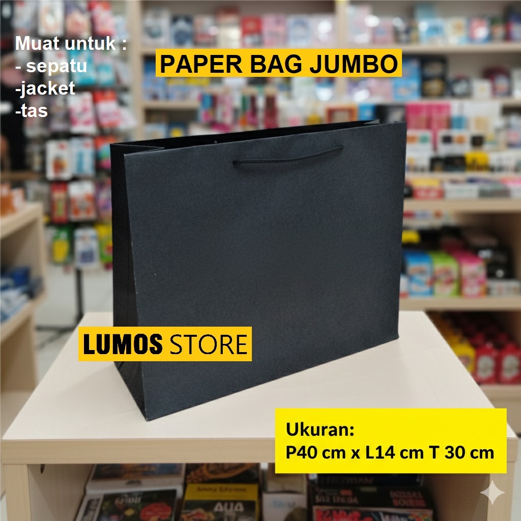 Paper Bag Polos Jumbo Tebal