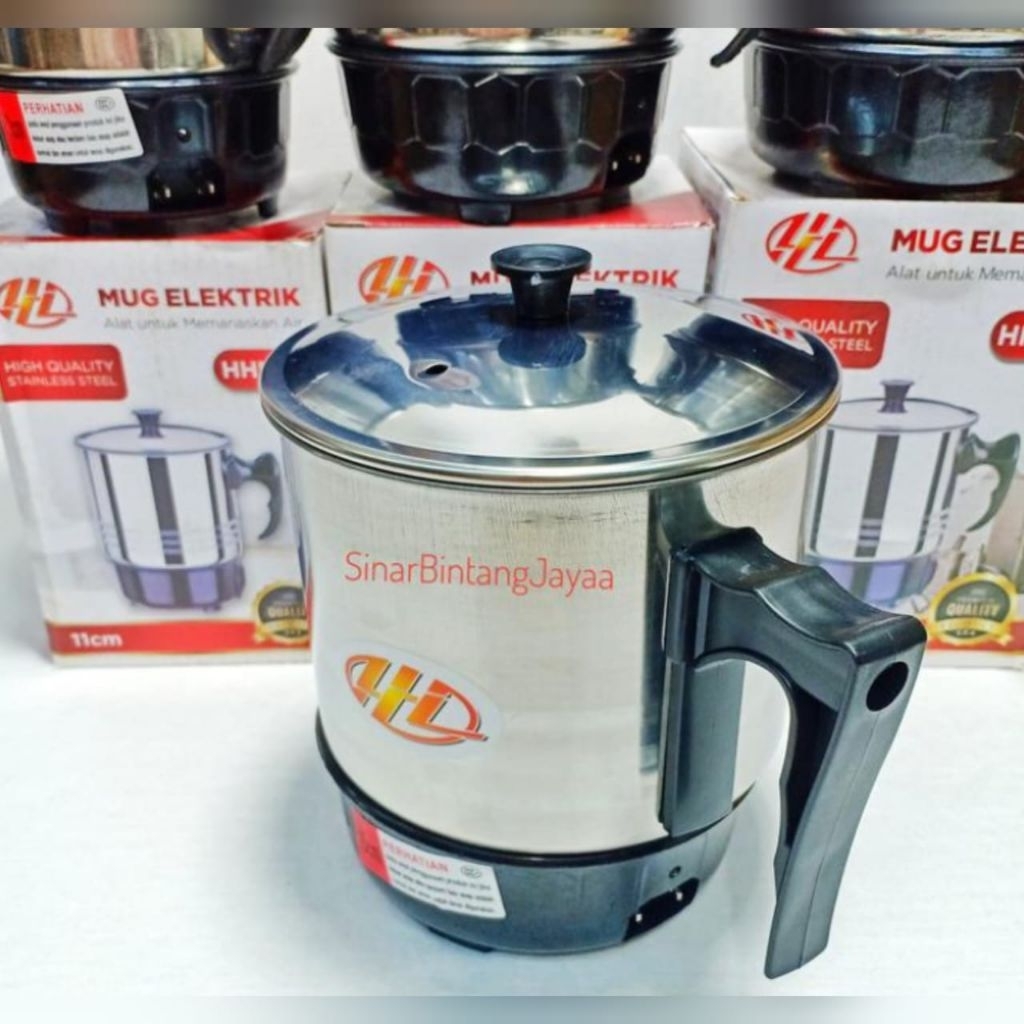 Hot Deals Mug Stainless Elektrik 11-15 Cm Teco Pemanas Air Listrik