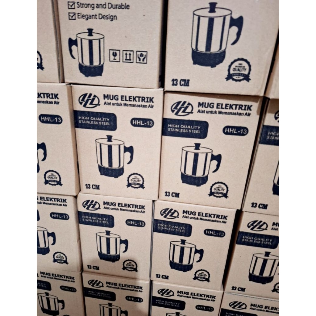 BEST DEALS MUG STAINLESS ELEKTRIK 11-15 CM TECO PEMANAS AIR LISTRIK