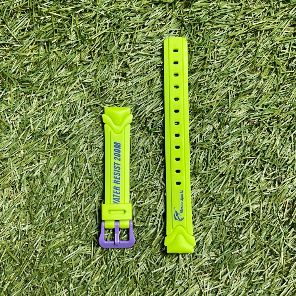 Replacement Band / Wrist Strap / Tali Jam Tangan CASIO Vintage Marine Sports original warna hijau