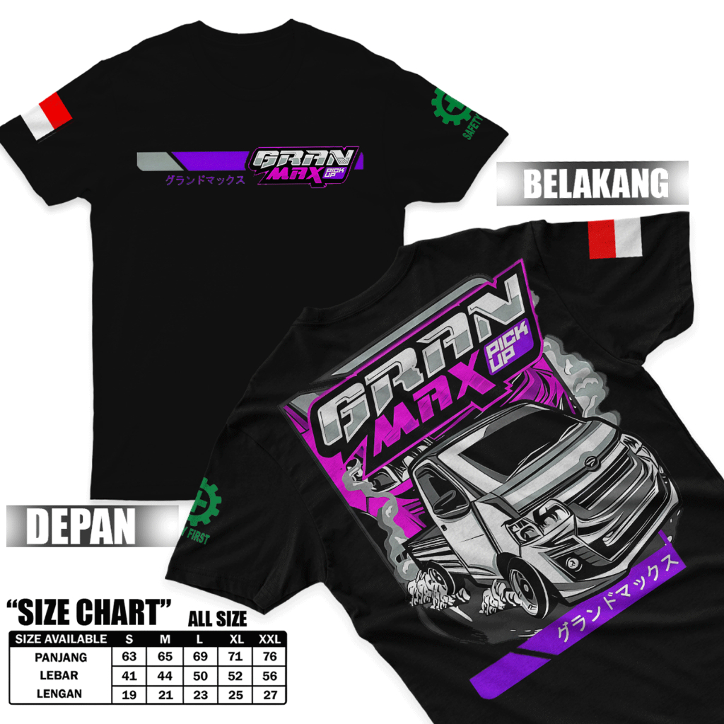 7APPPFASHION - KAOS GRANDMAX - KAOS DRIVER MUDA