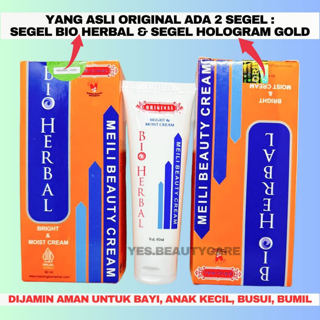 MEILI BEAUTY BIO HERBAL PENGHILANG BEKAS LUKA KORENG HITAM BASAH KERING ORIGINAL BPOM STRECTHMARK KR