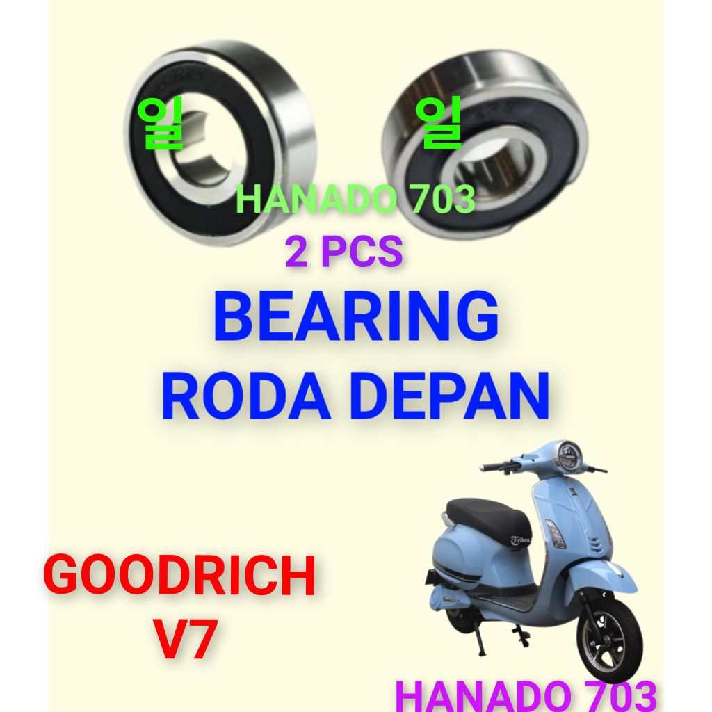 bearing roda depan Goodrich v7 laker klahar roda depan motor listrik Goodrich V7