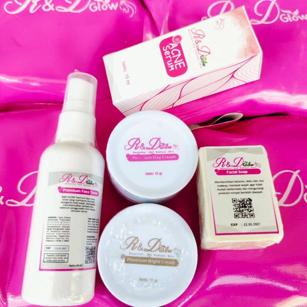 R&D GLOW  PREMIUM SKICARE BPOM PLUS SERUM ACNE R&D GLOW BPOM