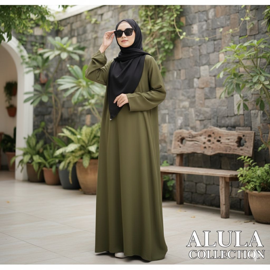 ABAYA TURKEY FADILLA KOREAN STYLE DEWASA