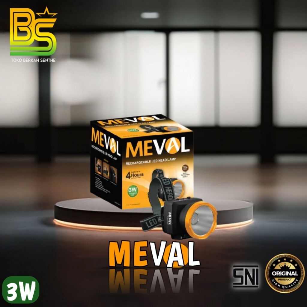 MEVAL SENTER KEPALA/SENTER KEPALA TAHAN LAMA