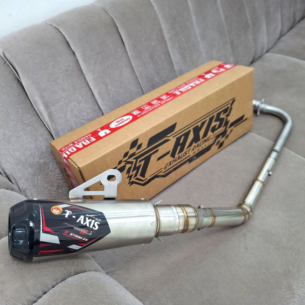 Knalpot Racing GTX Pro Original T-Axis RBT Trail Pnp Supra Jupiter Smash Revo Shogun Astrea Win C70 