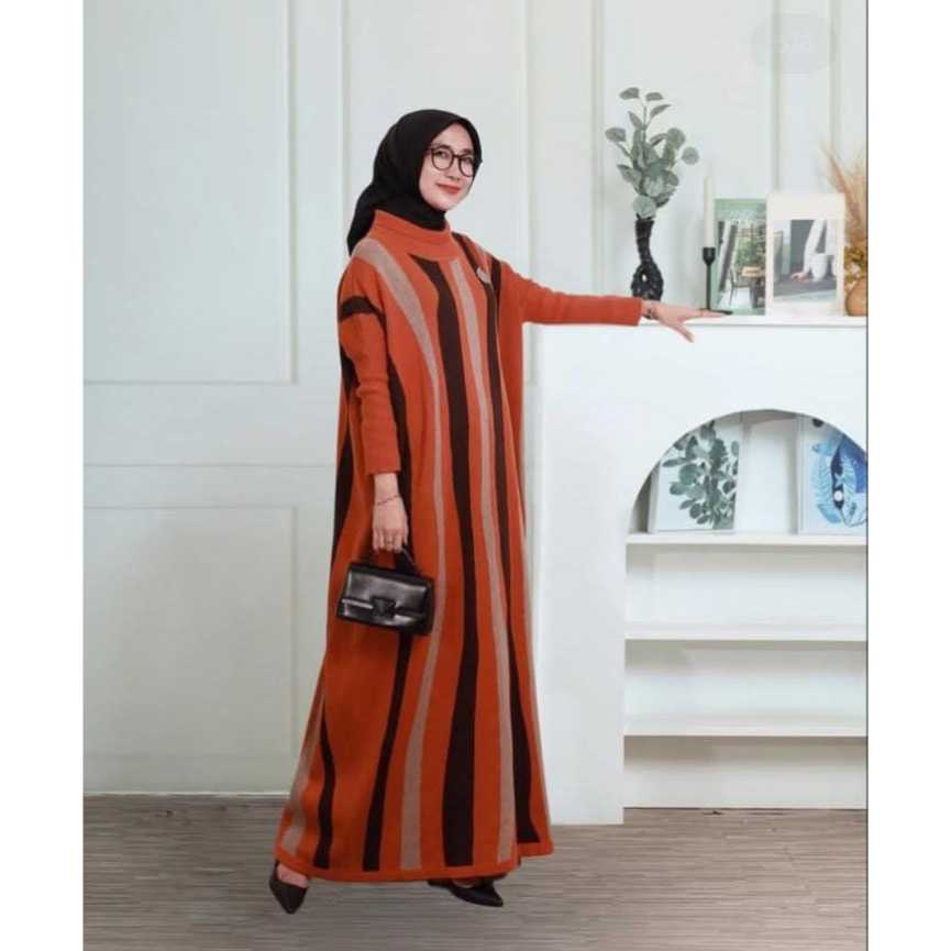 KAFTAN KNIT NAGITA SALUR Duai Fav/FASHION MUSLIMAH TERBARU