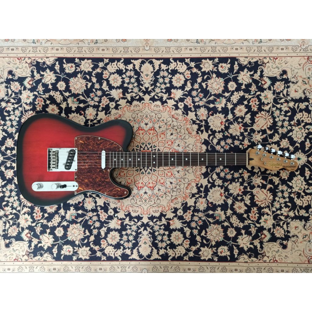 squier telecaster standard antique burst mii