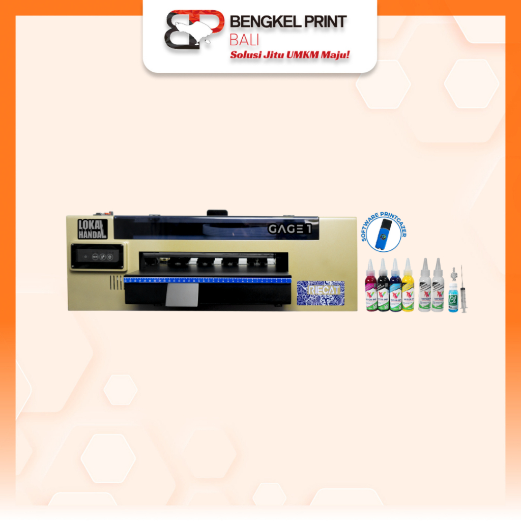 Mesin DTF Printer Gage 1 – Solusi Usaha Sablon Digital, Siap Pakai & Praktis
