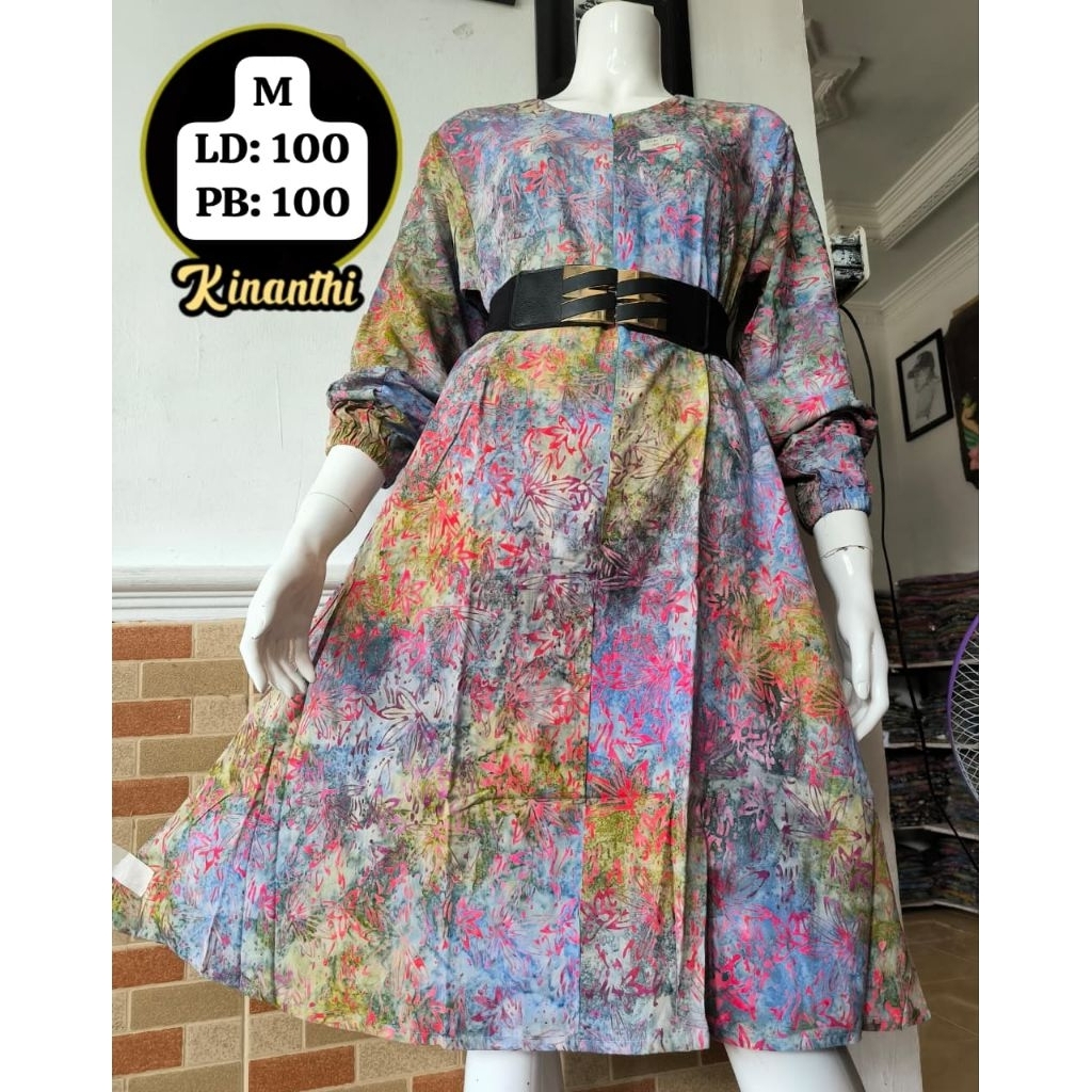 Tunik M bahan Santung by kinanthi