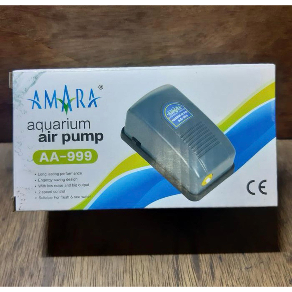 Amara AA 999 Aquarium Air Pump - Aerator - Pompa Angin