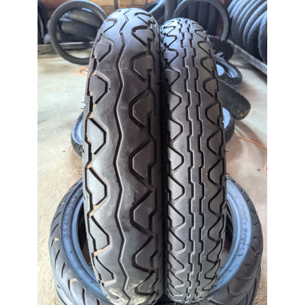 BAN SEPASANG 100/90-17 & 80/100-17 TUBLES BAN VERZA MEGAPRO MONO VIXION OLD DLL