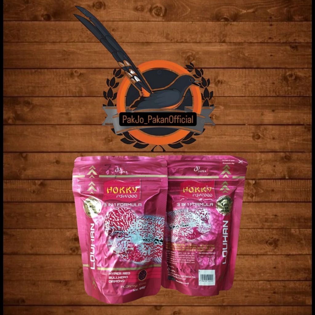 HOKKY PAKAN IKAN LOUHAN 3 IN 1 PAKAN IKAN LOUHAN