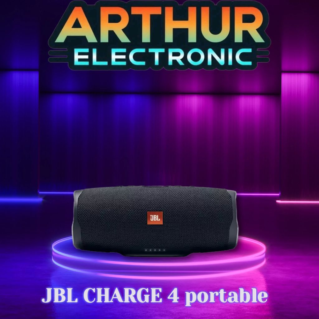 JBL CHARGE 4 portable bluetooth speaker + powerbank original IMS - Merah