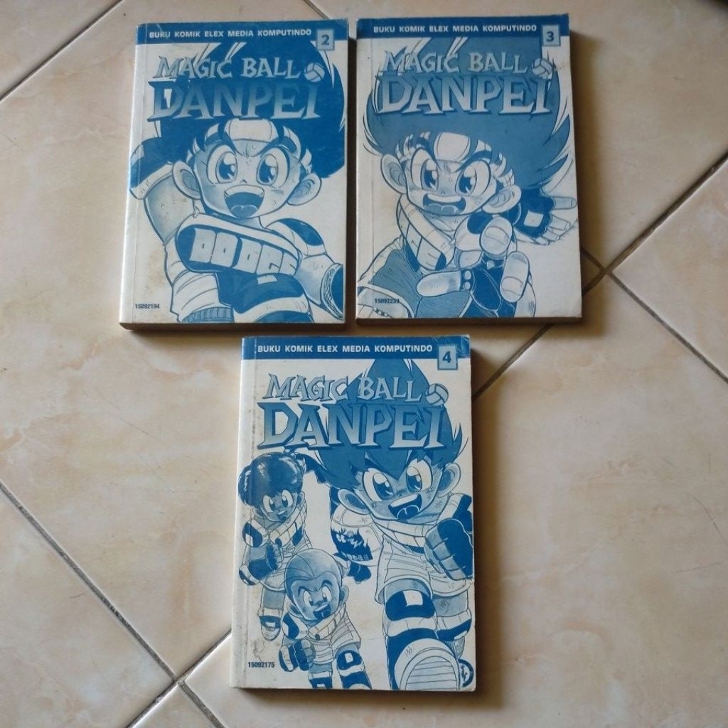 KOMIK ELEX MEDIA " MAGIC BALL DANPEI " NOMOR : 2,3,4.