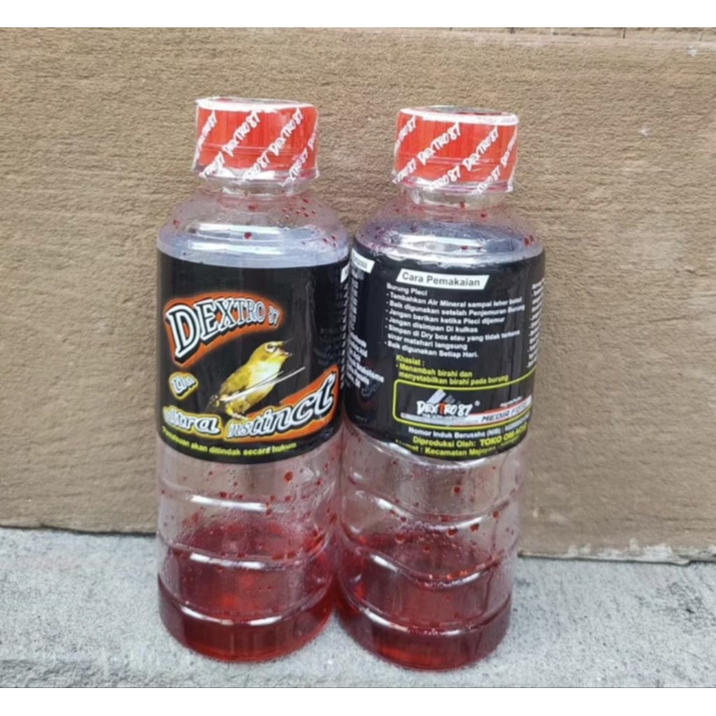Dextro 87 tutup merah Original segel penggacor pleci konin sogon dll