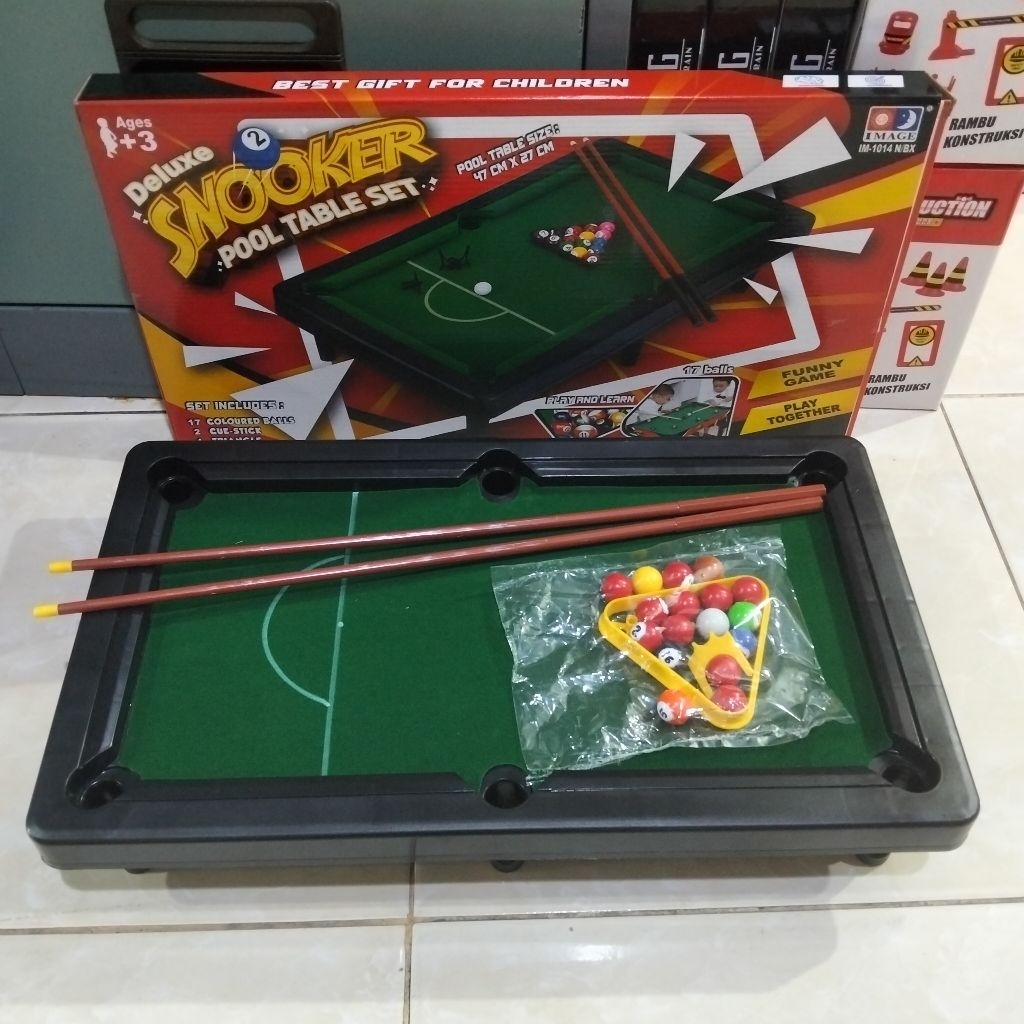 Mainan Meja Billiard Besar Angka-Mainan Edukasi Anak