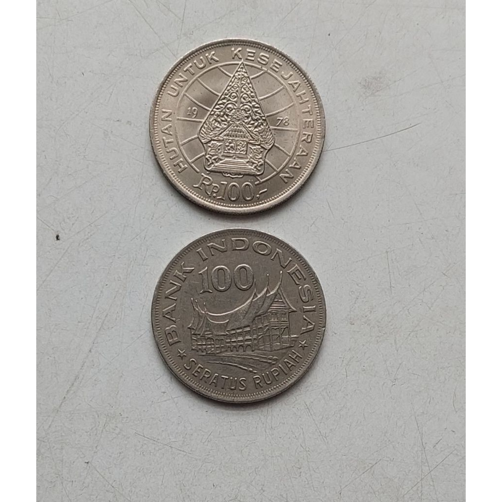Koin 100 wayang 1978