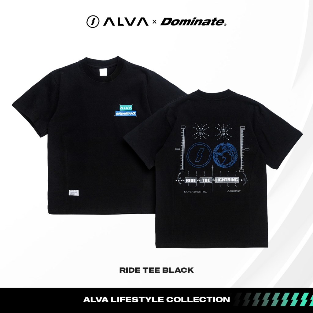 ALVA x Dominate - Ride Tee Black