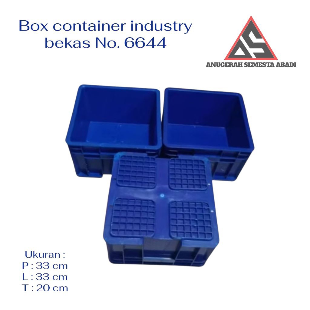 Box container industry bekas serbaguna No.6644