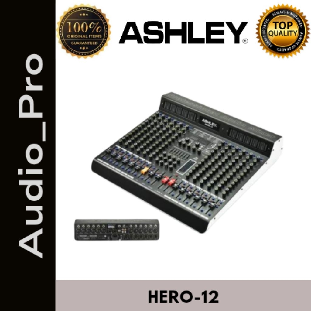 MIXER ASHLEY 12CHANEL HERO-12 ORIGINAL GARANSI RESMI ASHLEY